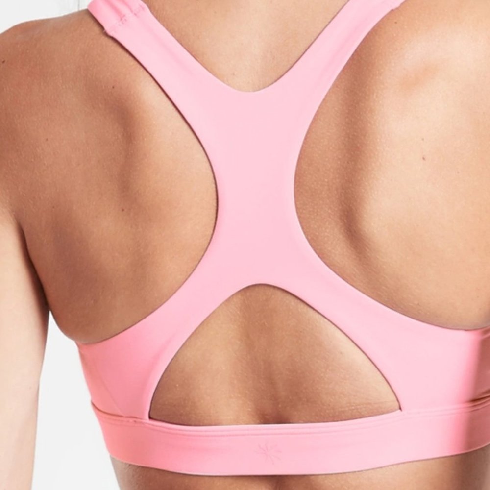 NWT Athleta Pink Ultimate Supersonic Sports Bra - Picture 3 of 8